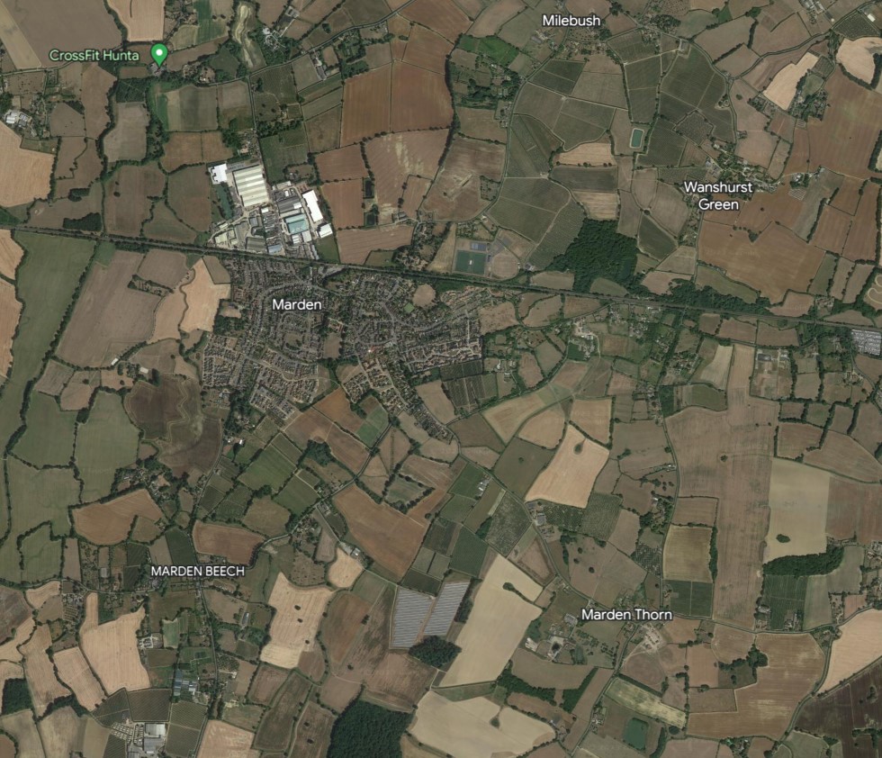 Sattelite image of Marden