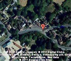 Sattelite image of Sarre, Kent, England